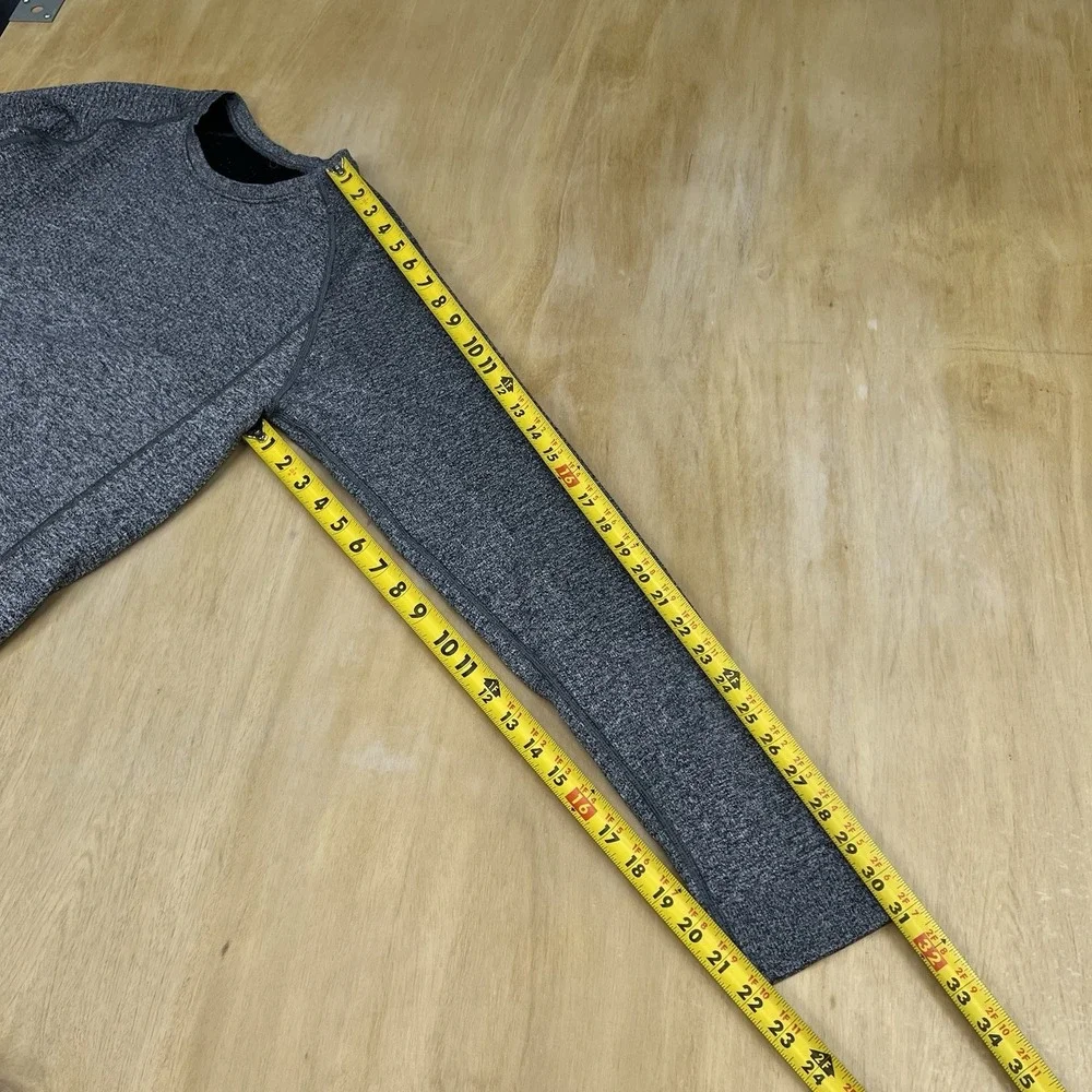 Lululemon Engineered Warmth Crew Merino Blend Sweatshirt Mens Sz M (No Tag) Gray